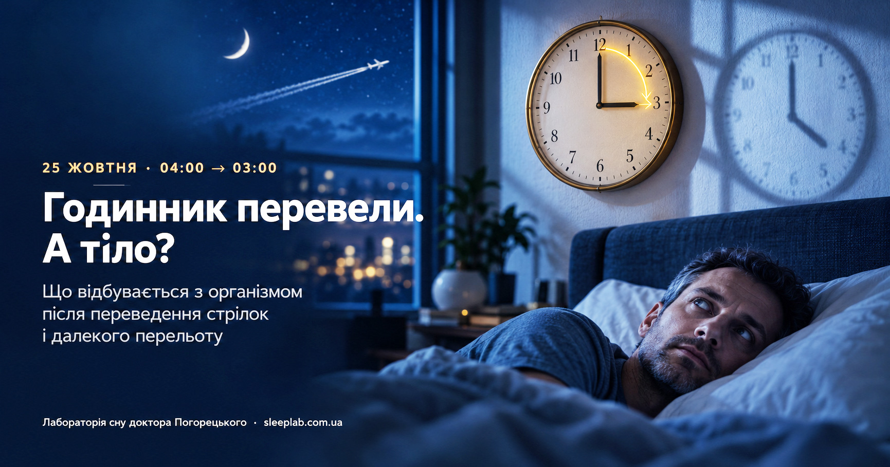 Переведення годинника і джетлаг: що відбувається з організмом Переведення годинника і джетлаг: що відбувається з організмом
